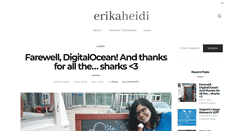 Desktop Screenshot of erikaheidi.com